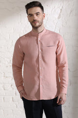 Powder Pink Weekend Shirt-Yellwithus.com