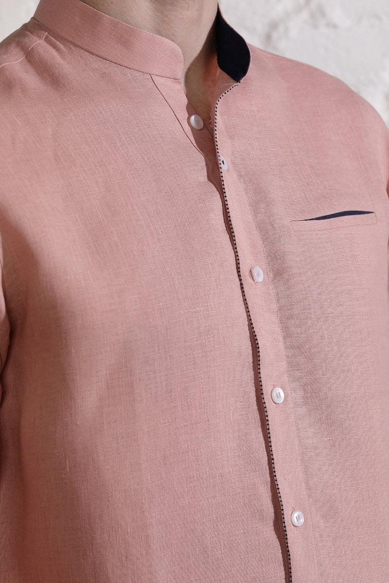 Powder Pink Weekend Shirt-Yellwithus.com