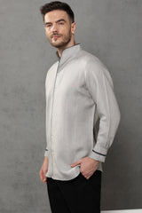 Grey Royal Aristocratic Shirt - Yellwithus.com
