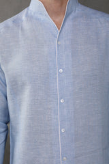 Royal Aristocratic Shirt - Light Blue - Yellwithus.com
