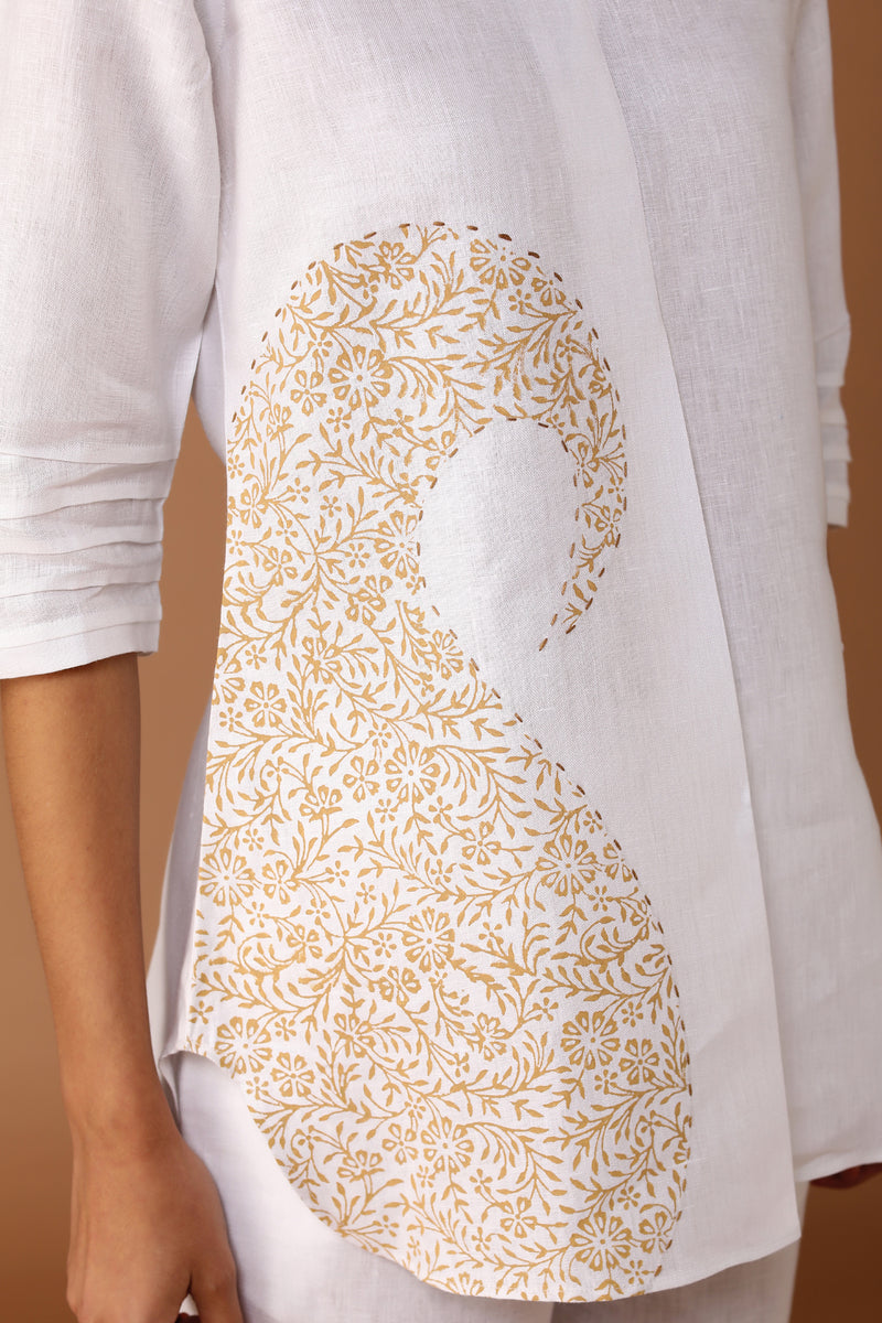 The Placid Paisley Top-Yellwithus.com