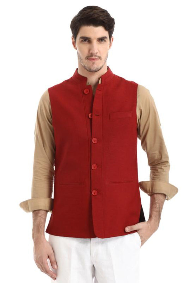 Highlander Nehru Jacket-Yellwithus.com