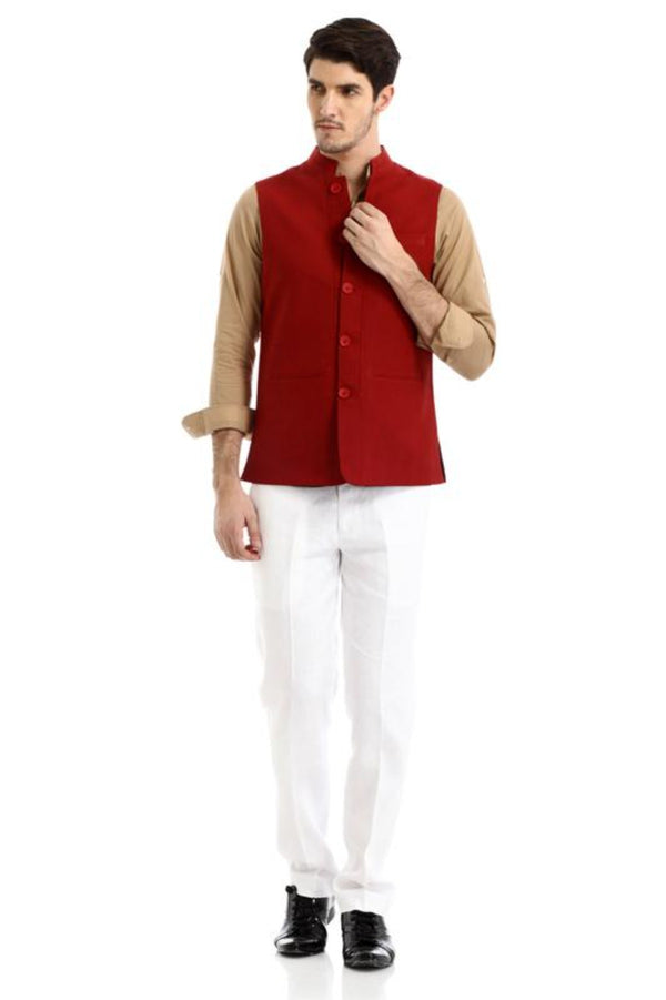 Highlander Nehru Jacket-Yellwithus.com
