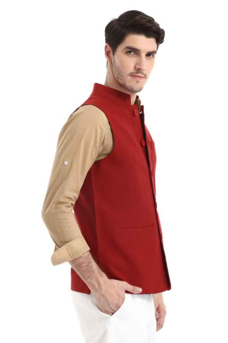 Highlander Nehru Jacket-Yellwithus.com