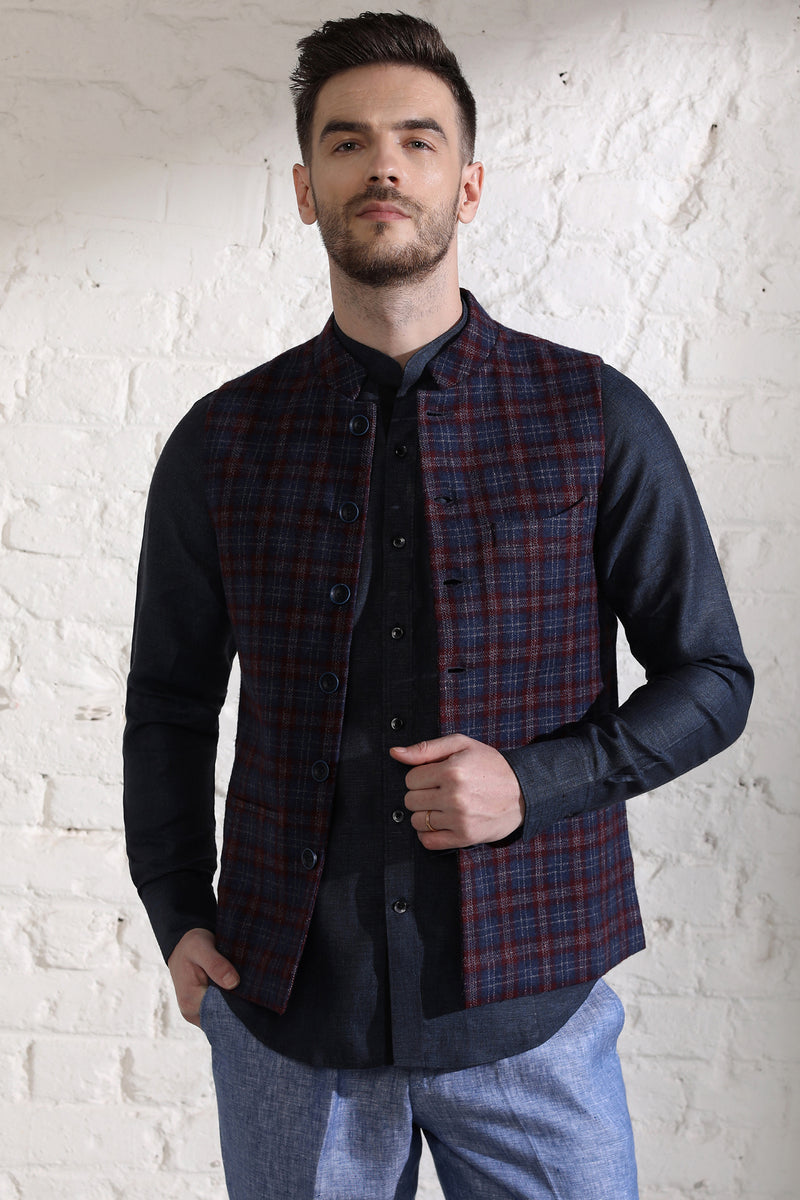 The Twilight Nehru Jacket-Yellwithus.com
