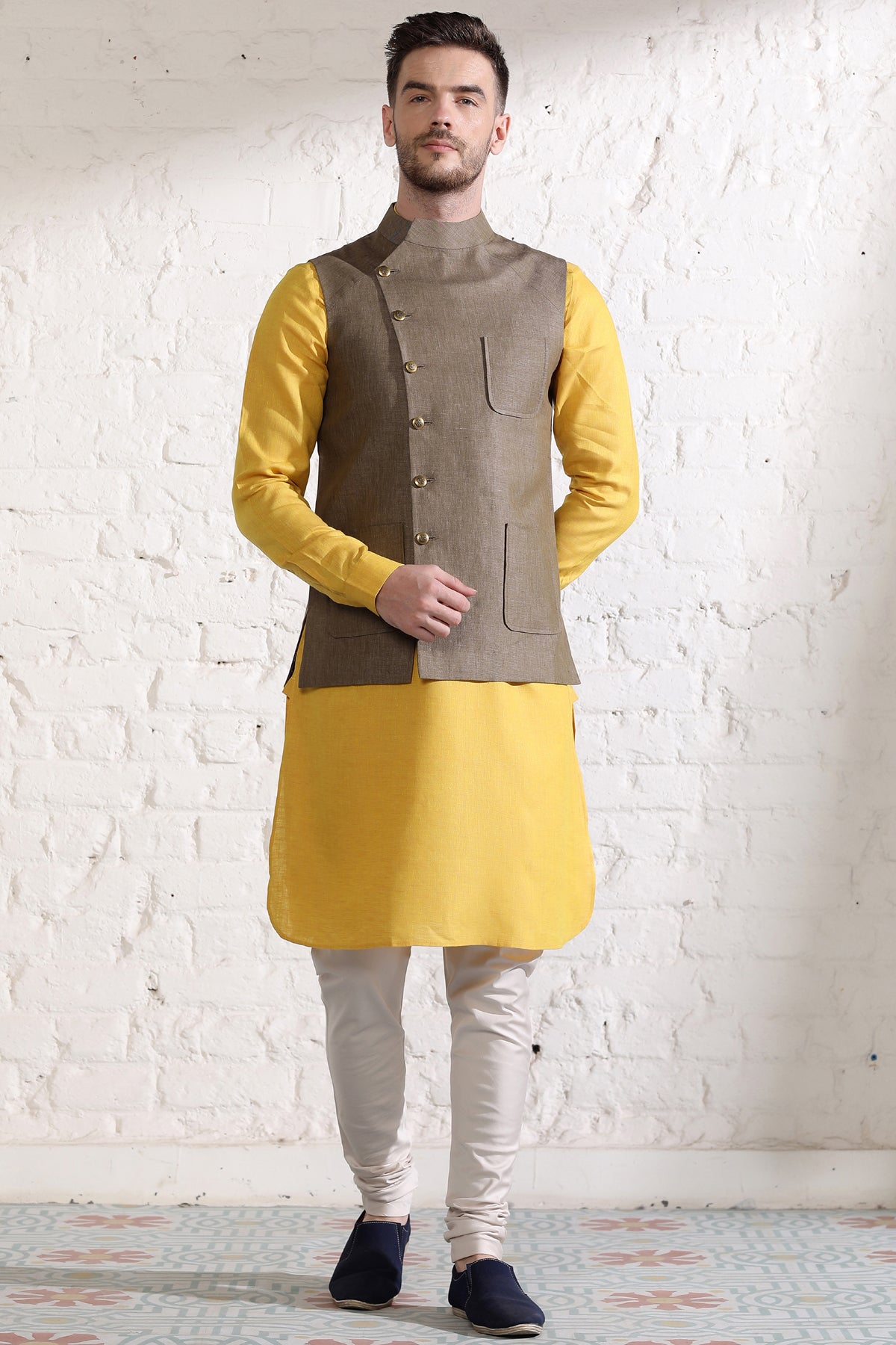 The Twist Nehru Jacket - Modi Jacket for Men | Yellwithus.com