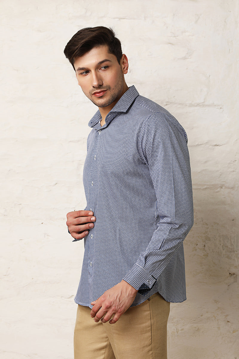 Uptown Printed Shirt-Yellwithus.com