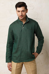 Pitch Solid Kurta-Yellwithus.com