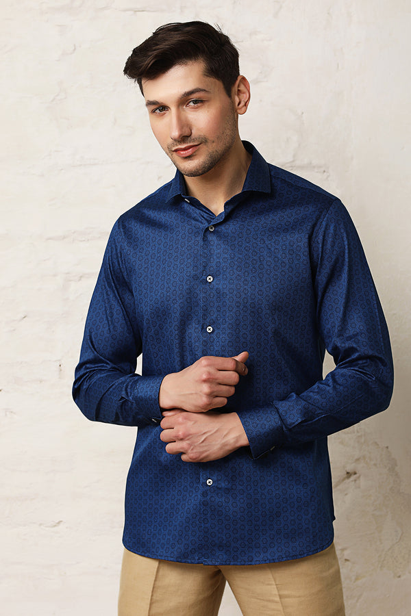 Uptown Printed Shirt-Yellwithus.com