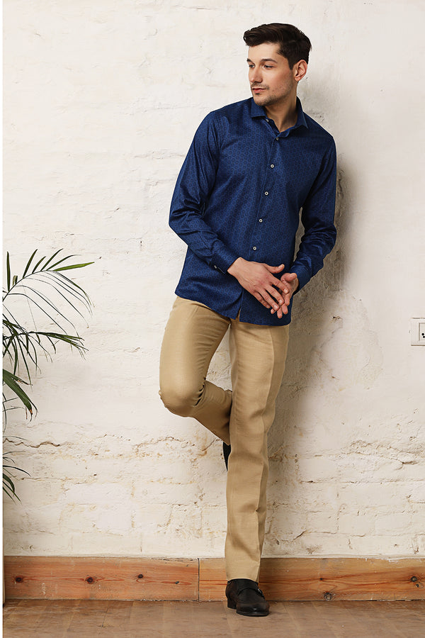Uptown Printed Shirt-Yellwithus.com