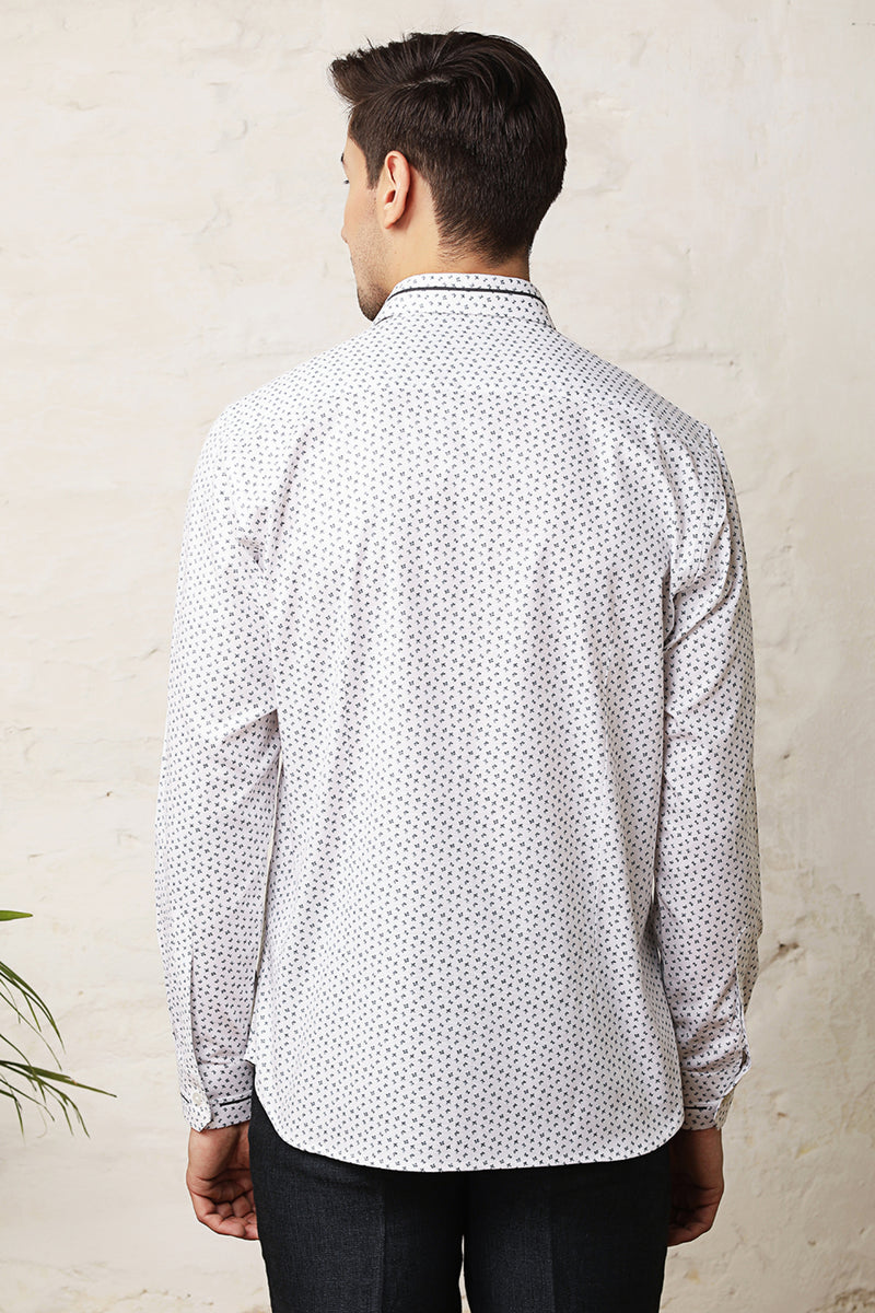 Butterfly Print Shirt-Yellwithus.com