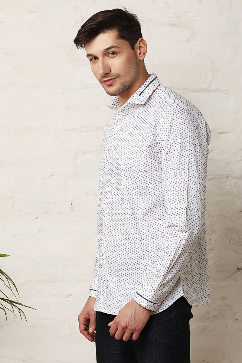 Butterfly Print Shirt-Yellwithus.com