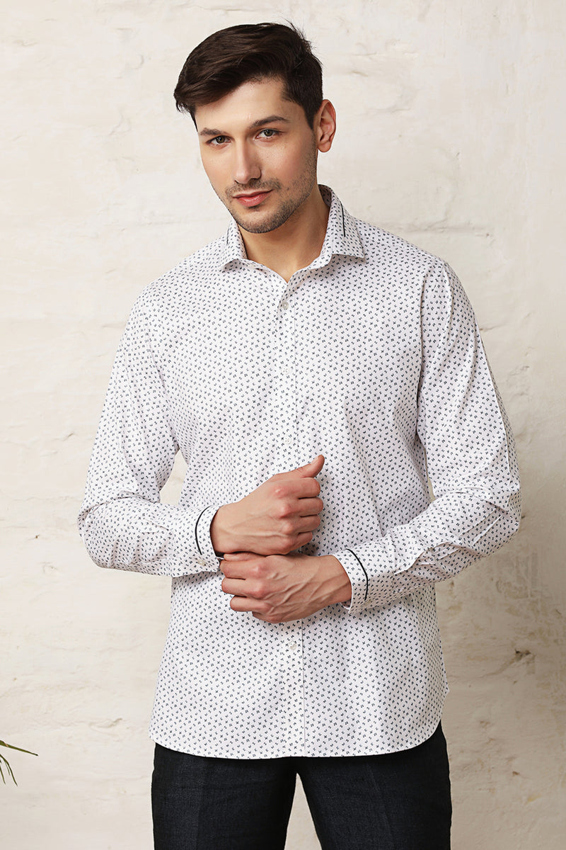 Butterfly Print Shirt-Yellwithus.com