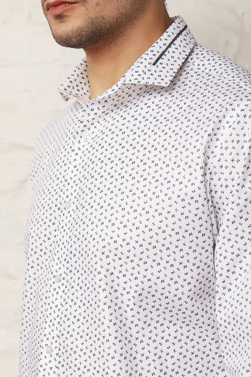 Butterfly Print Shirt-Yellwithus.com