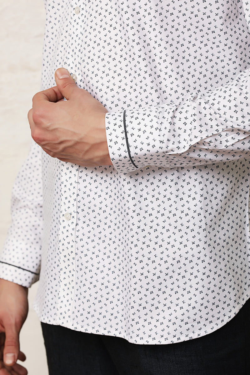 Butterfly Print Shirt-Yellwithus.com