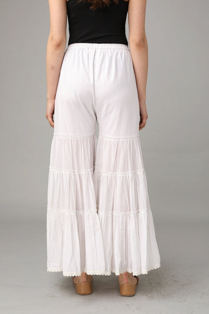 Gossamer Gharara Pants-Yellwithus.com