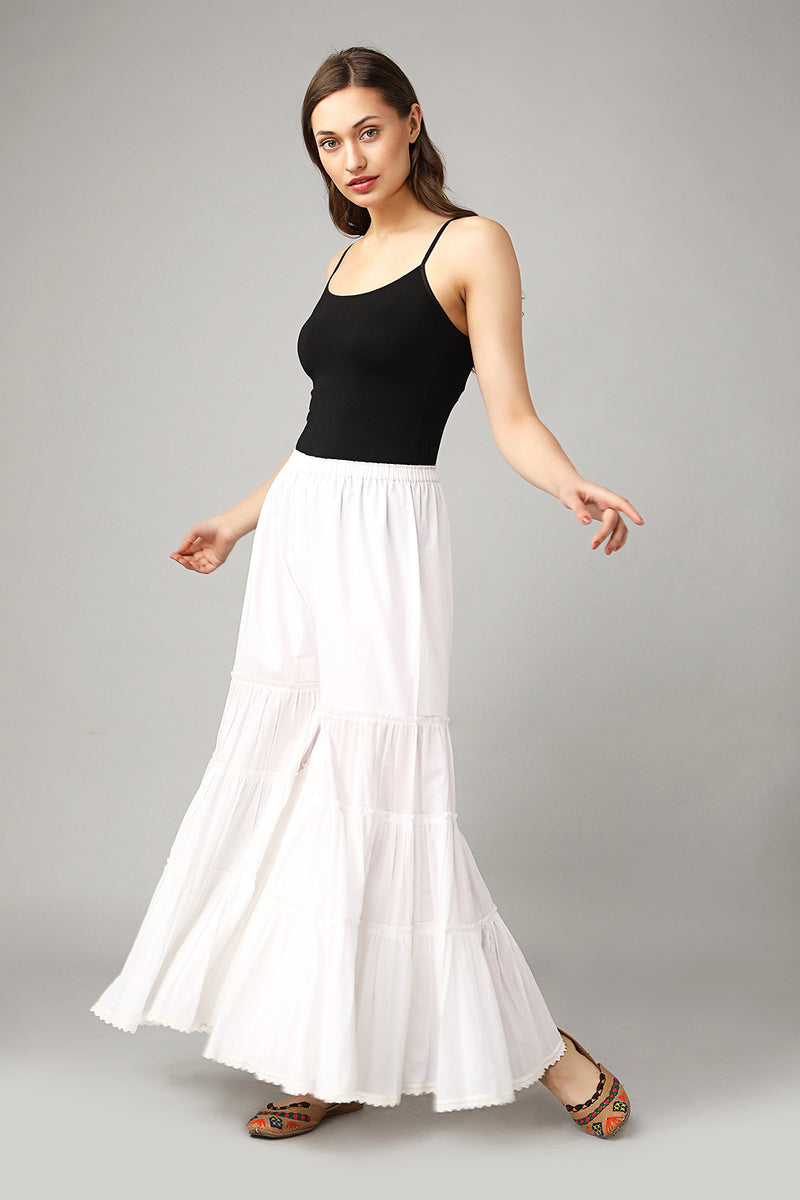 Gossamer Gharara Pants-Yellwithus.com