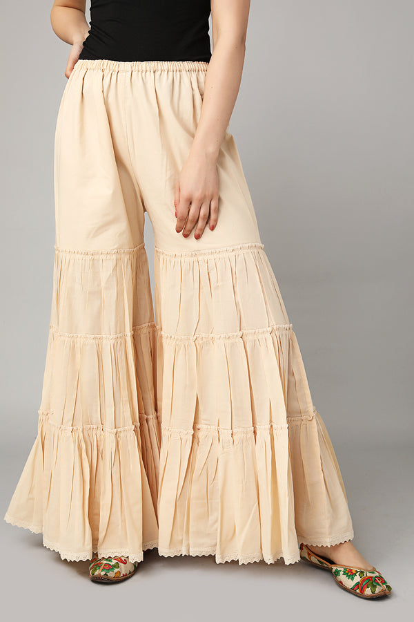 Gossamer Gharara Pants-Yellwithus.com