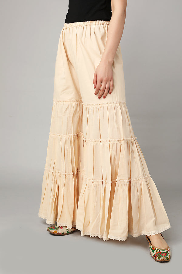 Gossamer Gharara Pants-Yellwithus.com