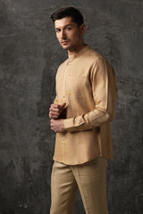 Eclectic Linen Shirt-Yellwithus.com