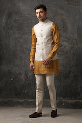 Jaunty Nehru Jacket-Yellwithus.com