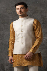 Jaunty Nehru Jacket-Yellwithus.com