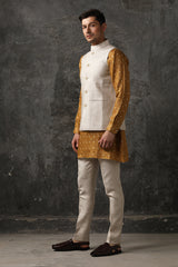 Jaunty Nehru Jacket-Yellwithus.com