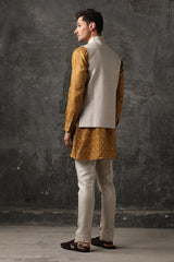 Jaunty Nehru Jacket-Yellwithus.com