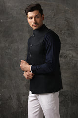 Jaunty Nehru Jacket-Yellwithus.com
