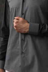 Swanky Striped Shirt-Yellwithus.com