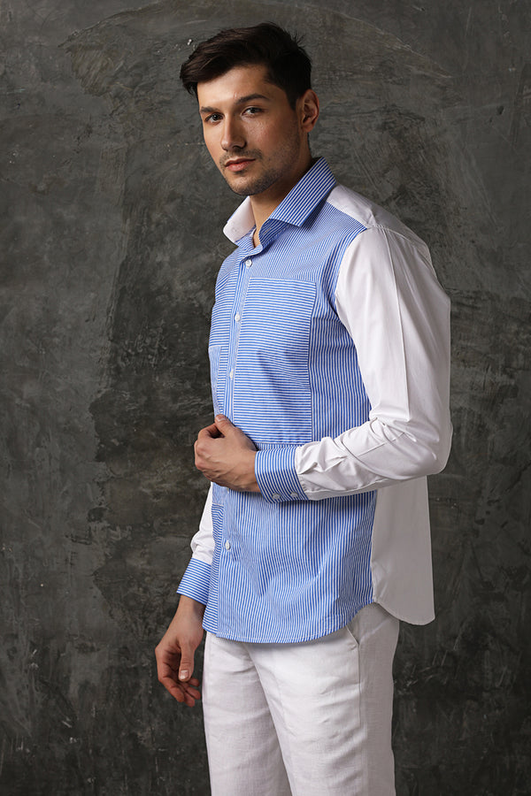 Swanky Striped Shirt-Yellwithus.com